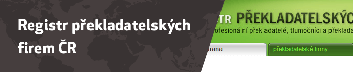 Registr překladatelských firem ČR