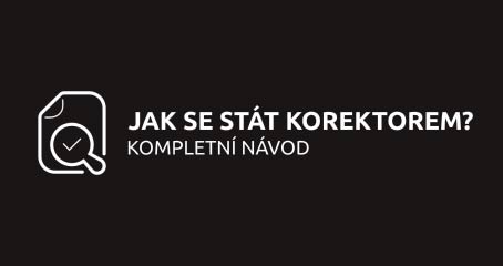 Jak se stát korektorem?